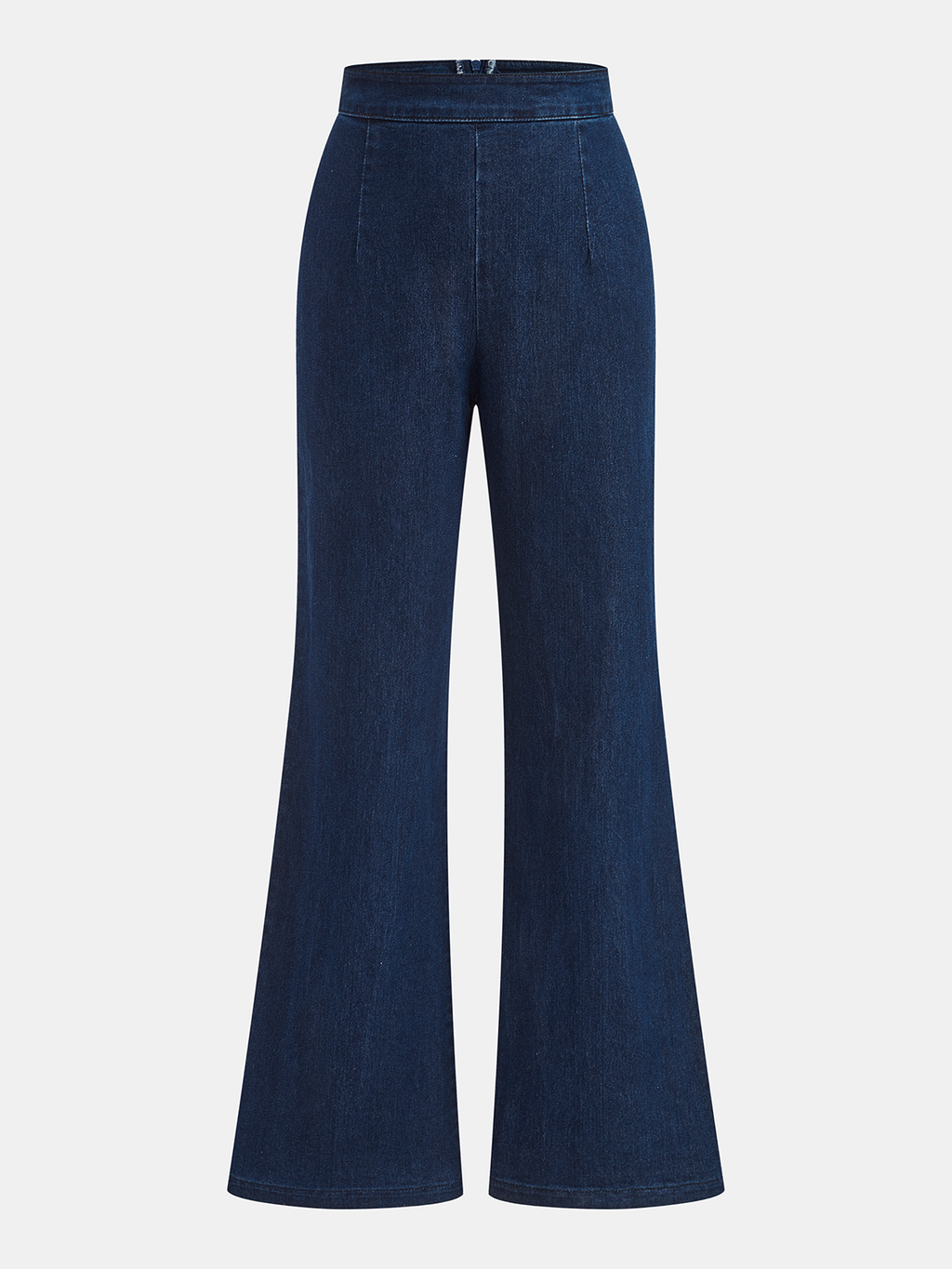 Conjunto de Top de Denim Sin Mangas y Pantalón Acampanado