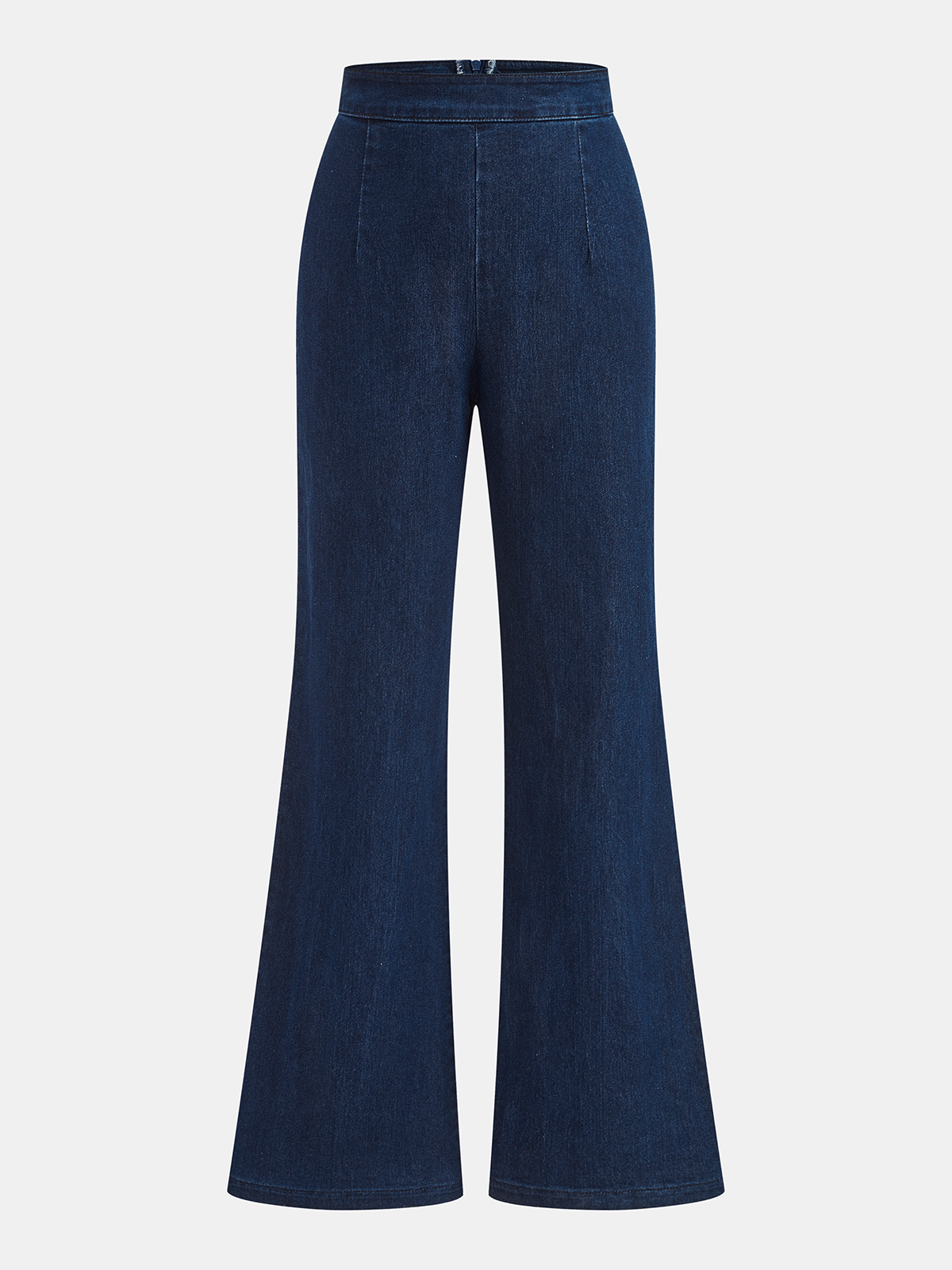 Conjunto de Top de Denim Sin Mangas y Pantalón Acampanado