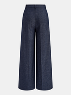 Pantalón Ancho Cruzado Asimétrico