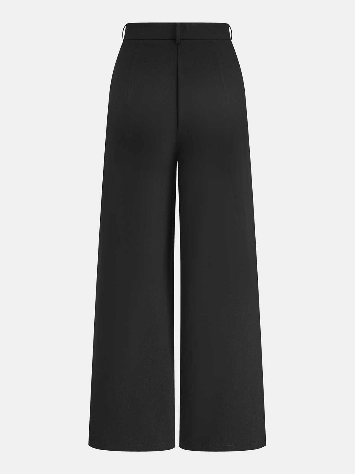Conjunto de Top Fruncido Sin Mangas y Pantalón Plisado