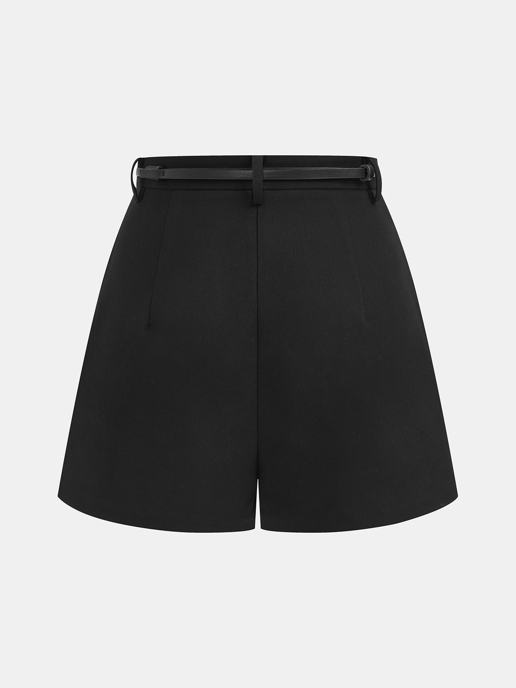 Shorts Casual de Cintura Media con Cinturón