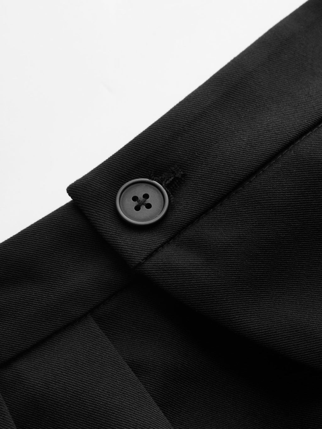 Pantalón Ancho Globo con Superposición Asimétrica