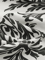 Baroque Print One-Piece Swimsuit & Sarong Set