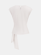 Conjunto de Top Sin Mangas con Cintura Anudada y Pantalón Ancho