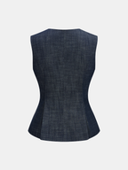 Conjunto de Top Sin Mangas y Pantalón de Algodón