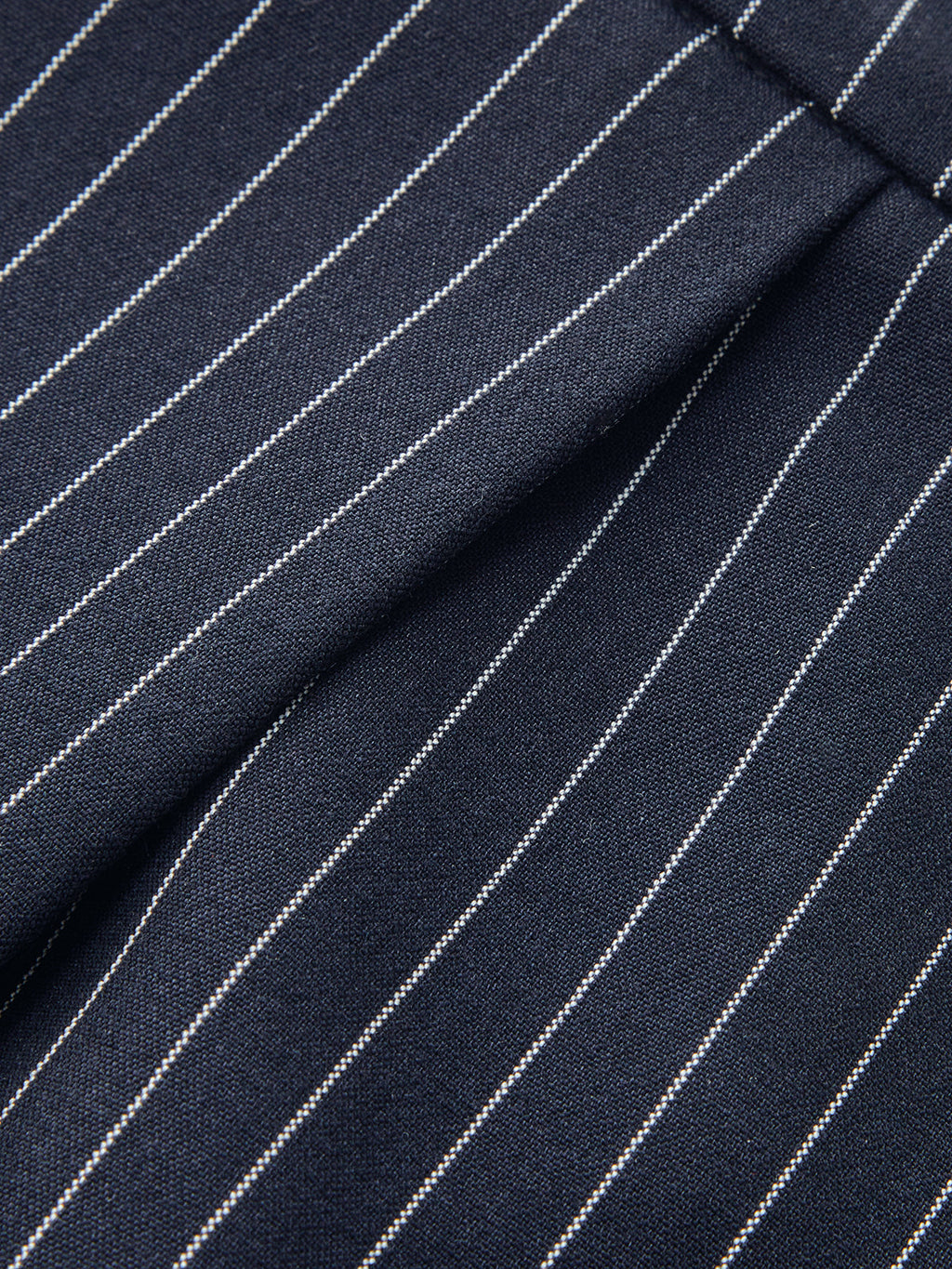 Pantalón Ancho de Raya Diplomática de Cintura Media