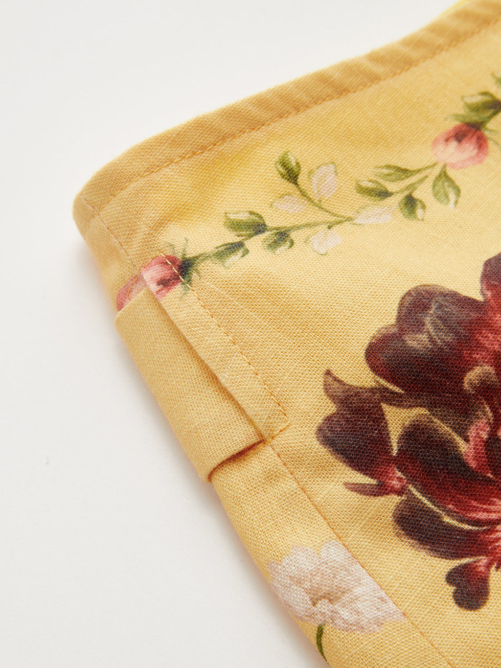 Minifalda Cruzada Anudada con Estampado Floral