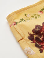 Minifalda Cruzada Anudada con Estampado Floral