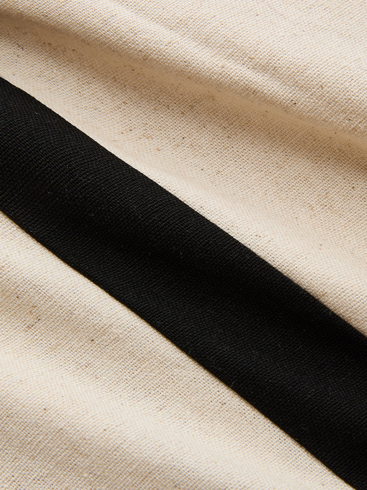 Conjunto de Pantalón de Lino y Algodón con Cremallera y Ribete de Contraste