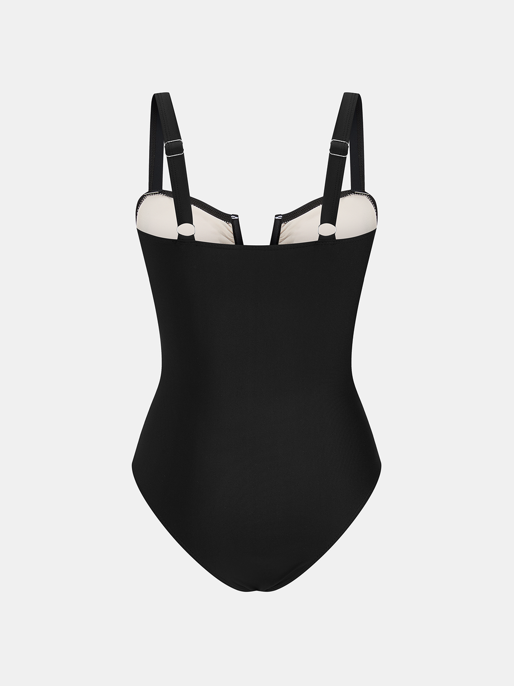 Perforated One Piece Swimsuit & Skirt Set