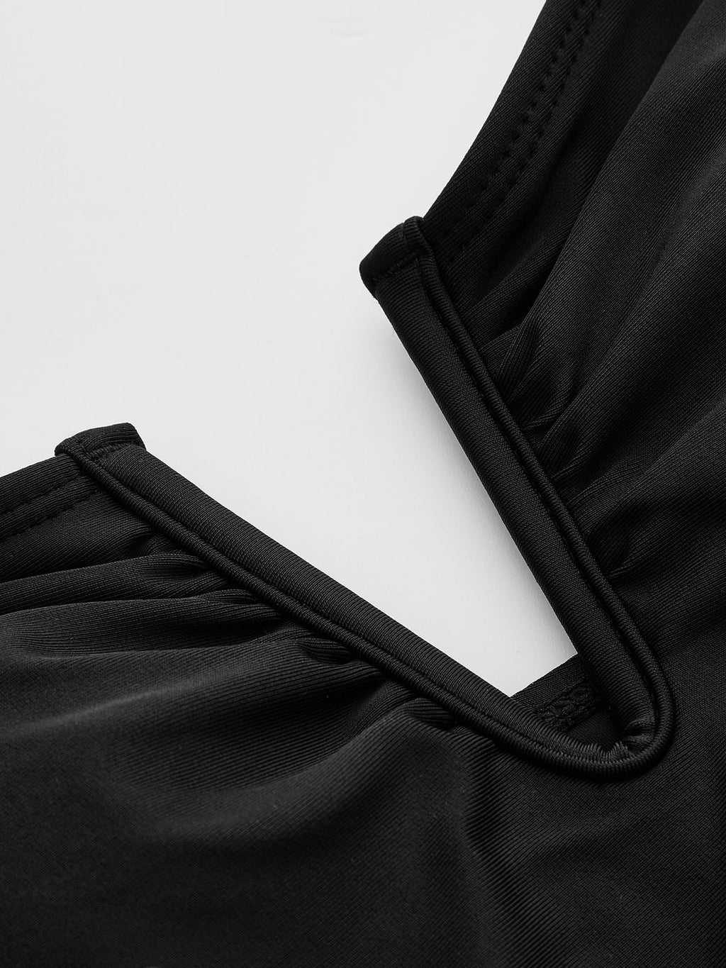 Perforated One Piece Swimsuit & Skirt Set