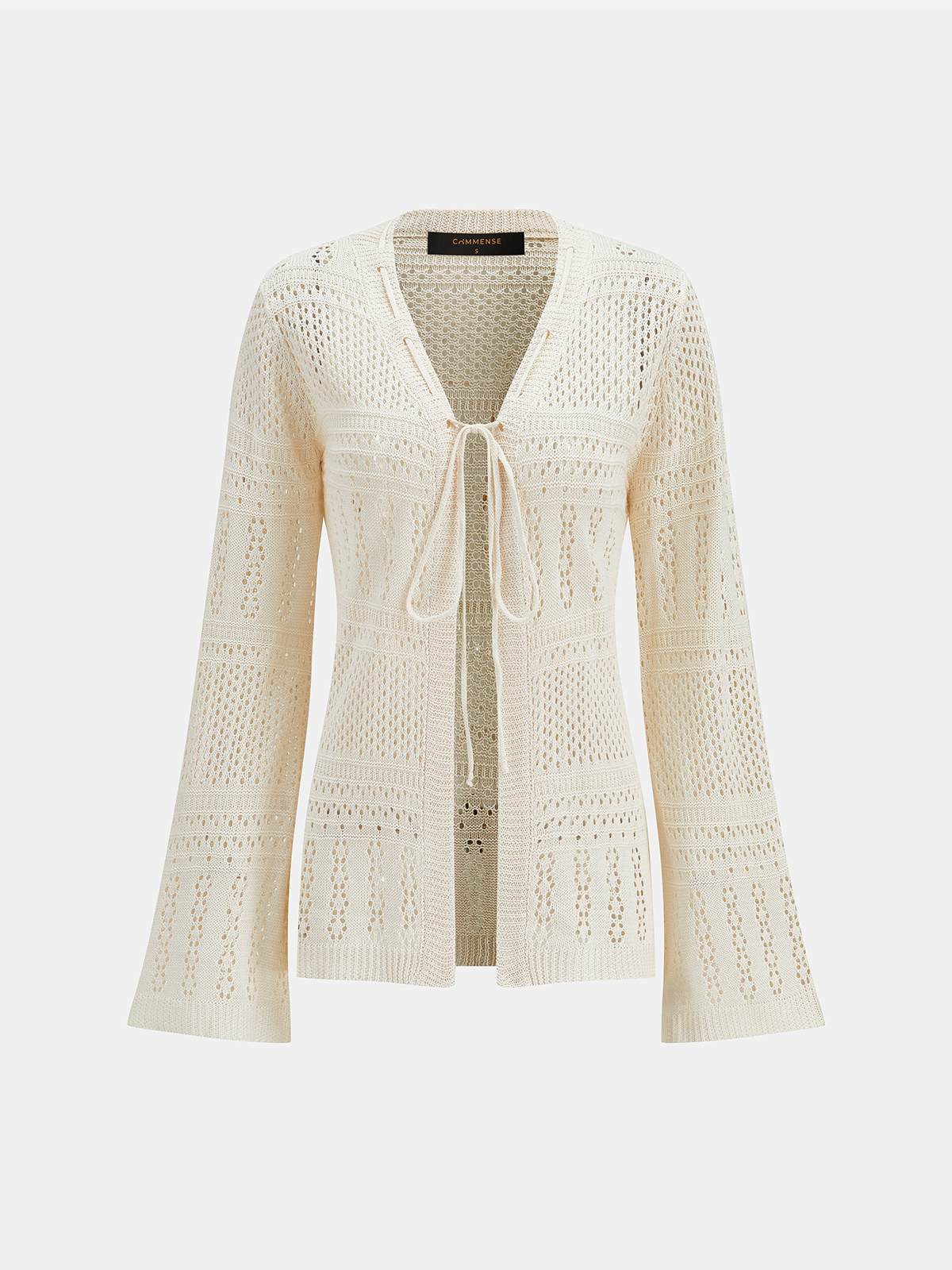 Crochet Knit Cardigan & Mini Skirt Set
