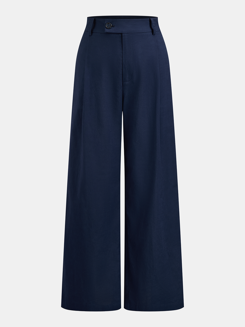 Conjunto de Top Halter Cruzado de Lino y Pantalón