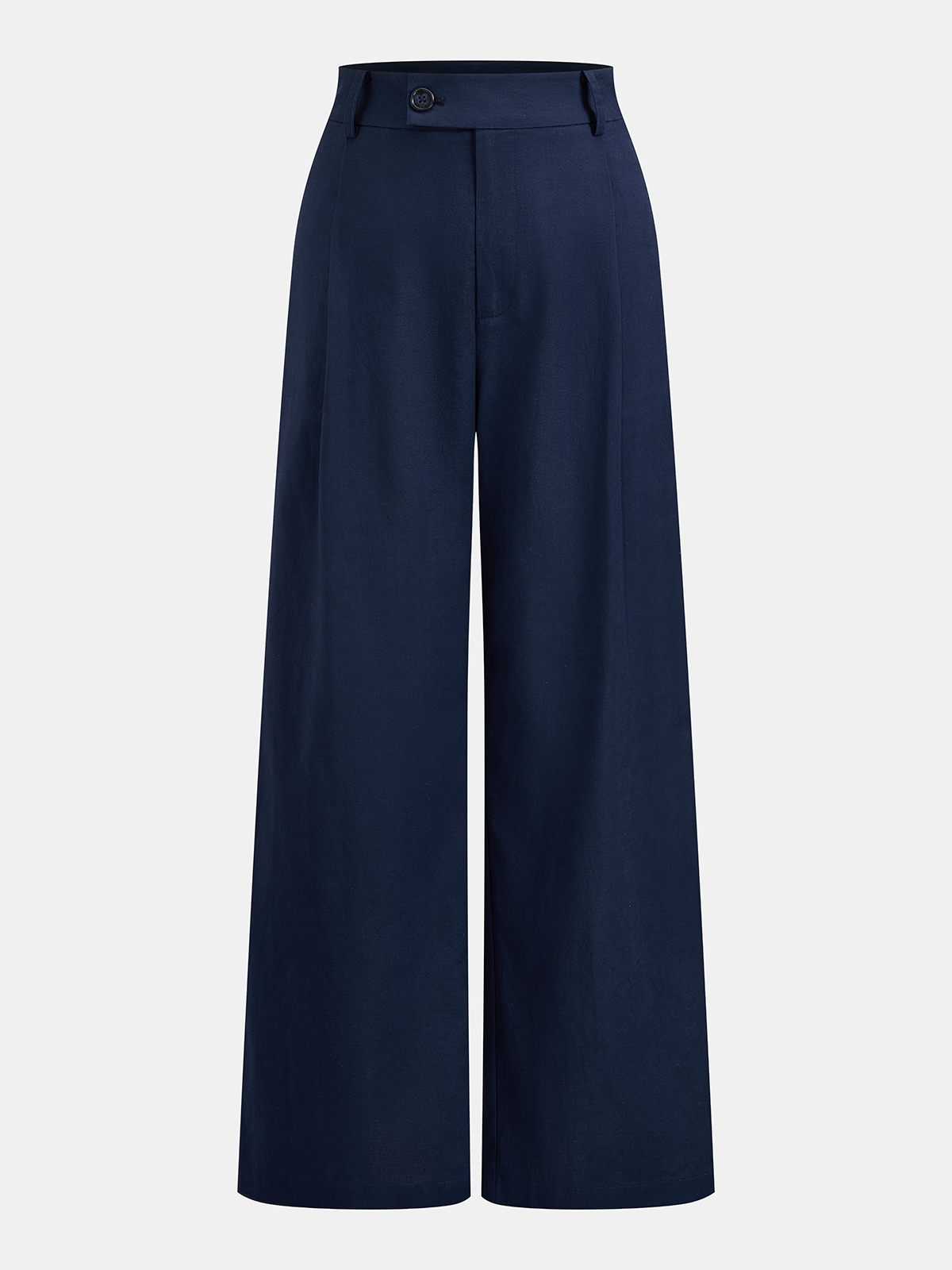 Conjunto de Top Halter Cruzado de Lino y Pantalón