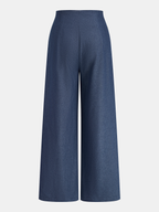 Conjunto de Blusa Sin Mangas con Cuello Anudado y Pantalón