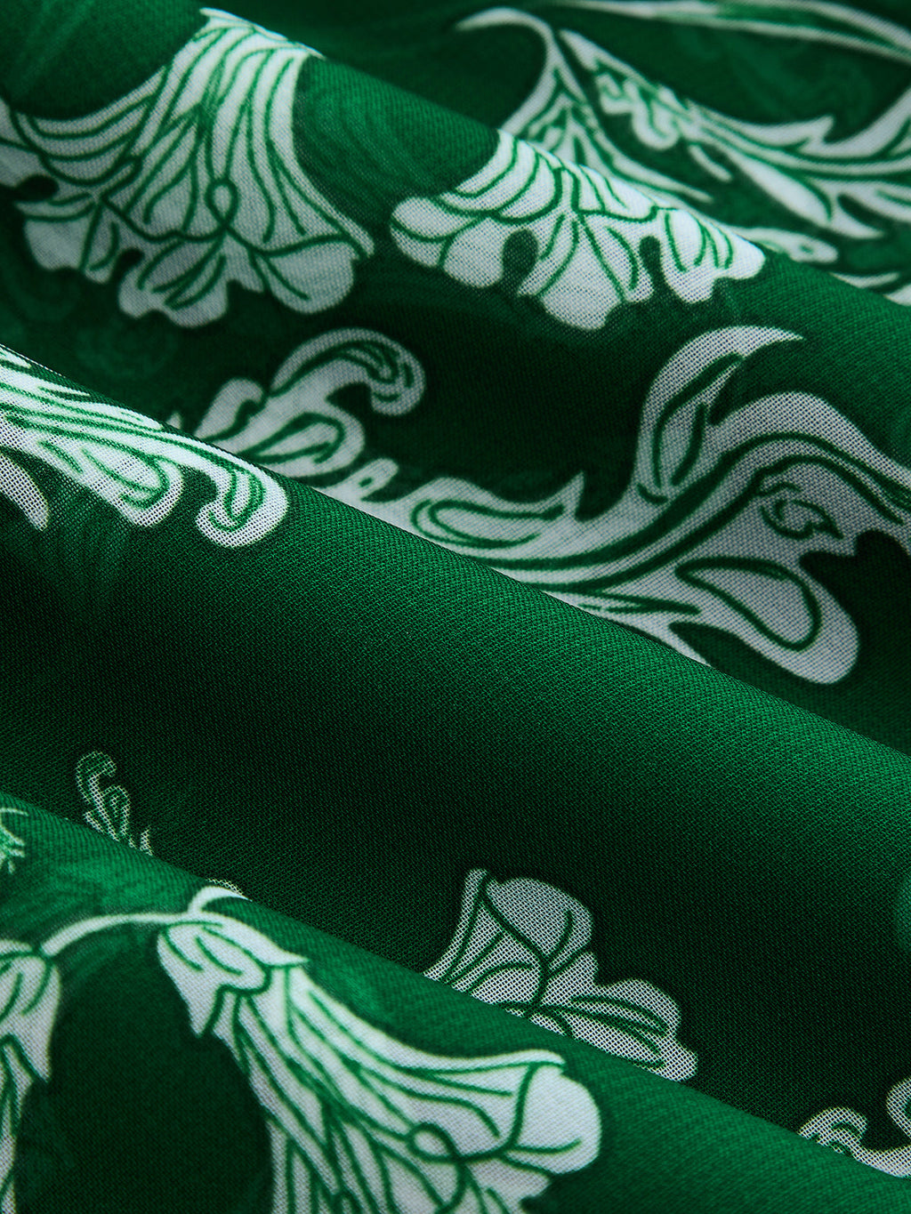 Botanical Print One Piece Swimsuit & Skirt Set