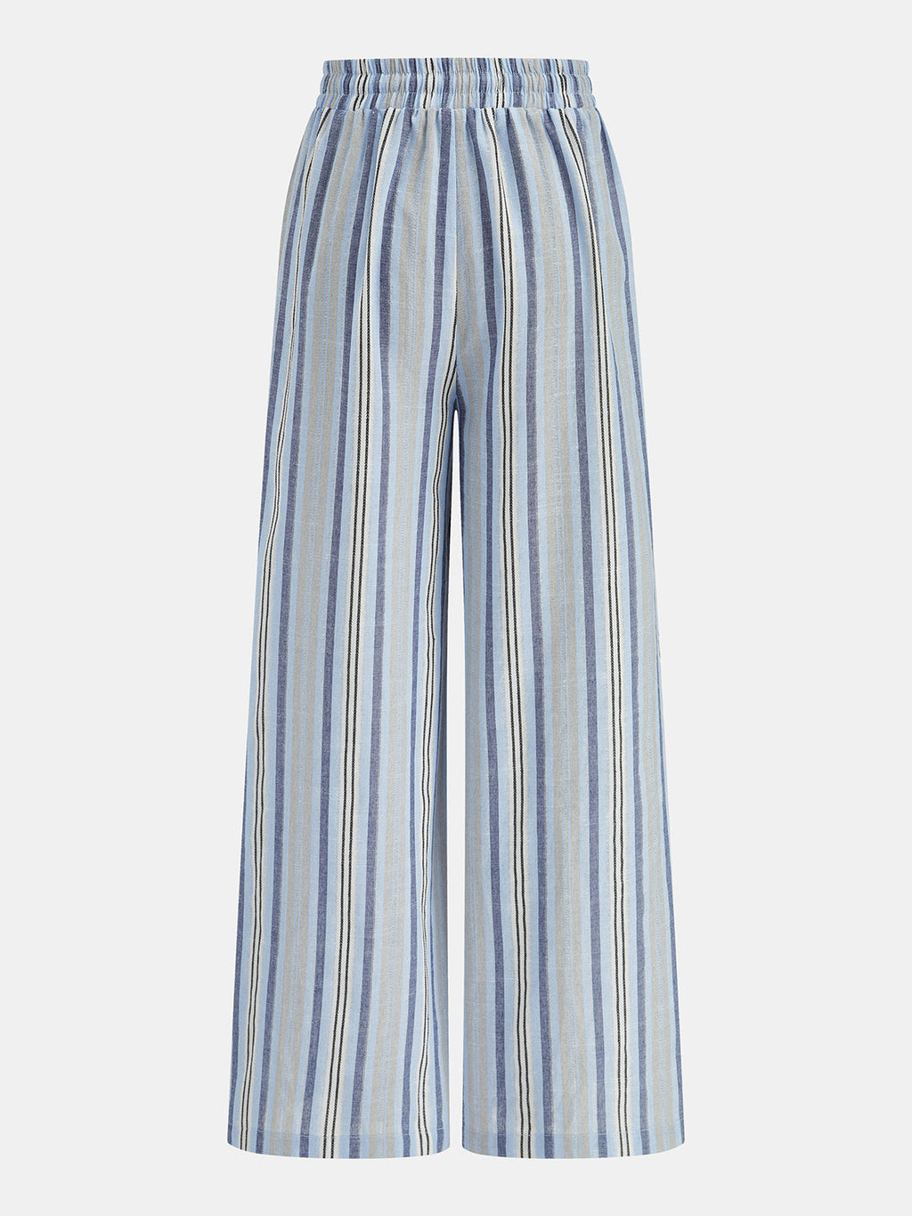 Conjunto de Top Tubo a Rayas y Pantalón con Cordón