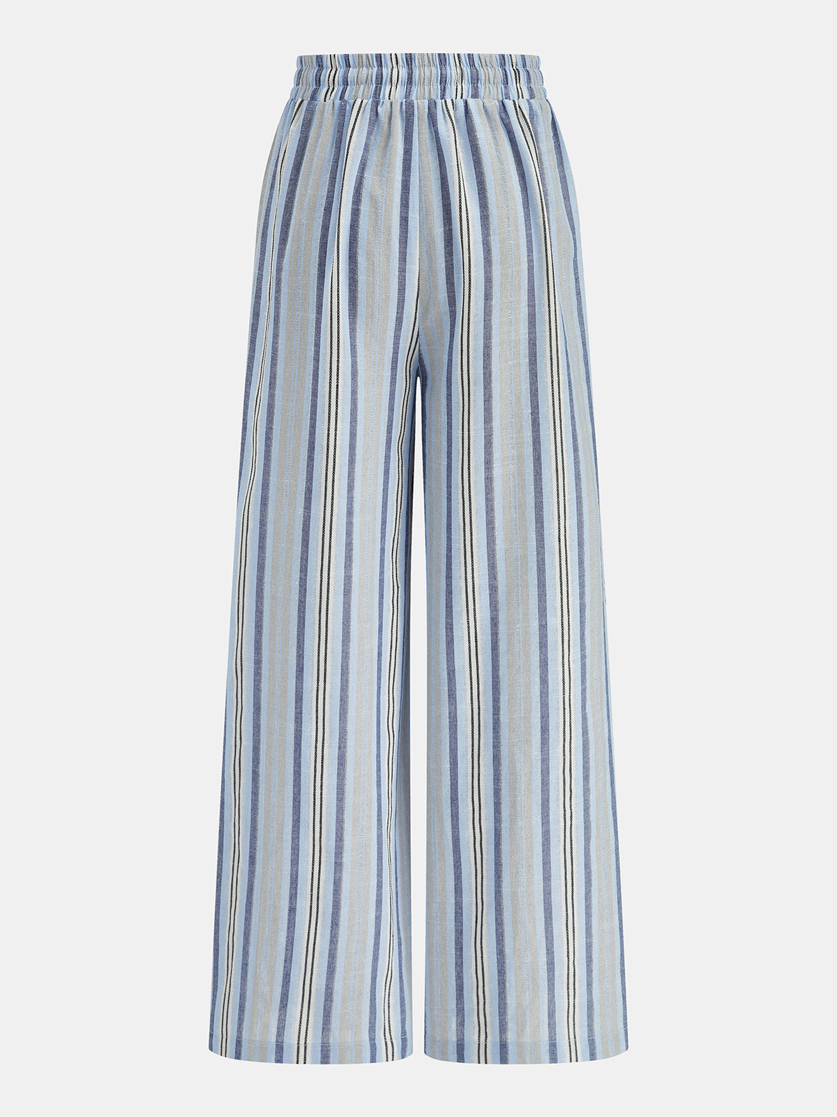 Conjunto de Top Tubo a Rayas y Pantalón con Cordón