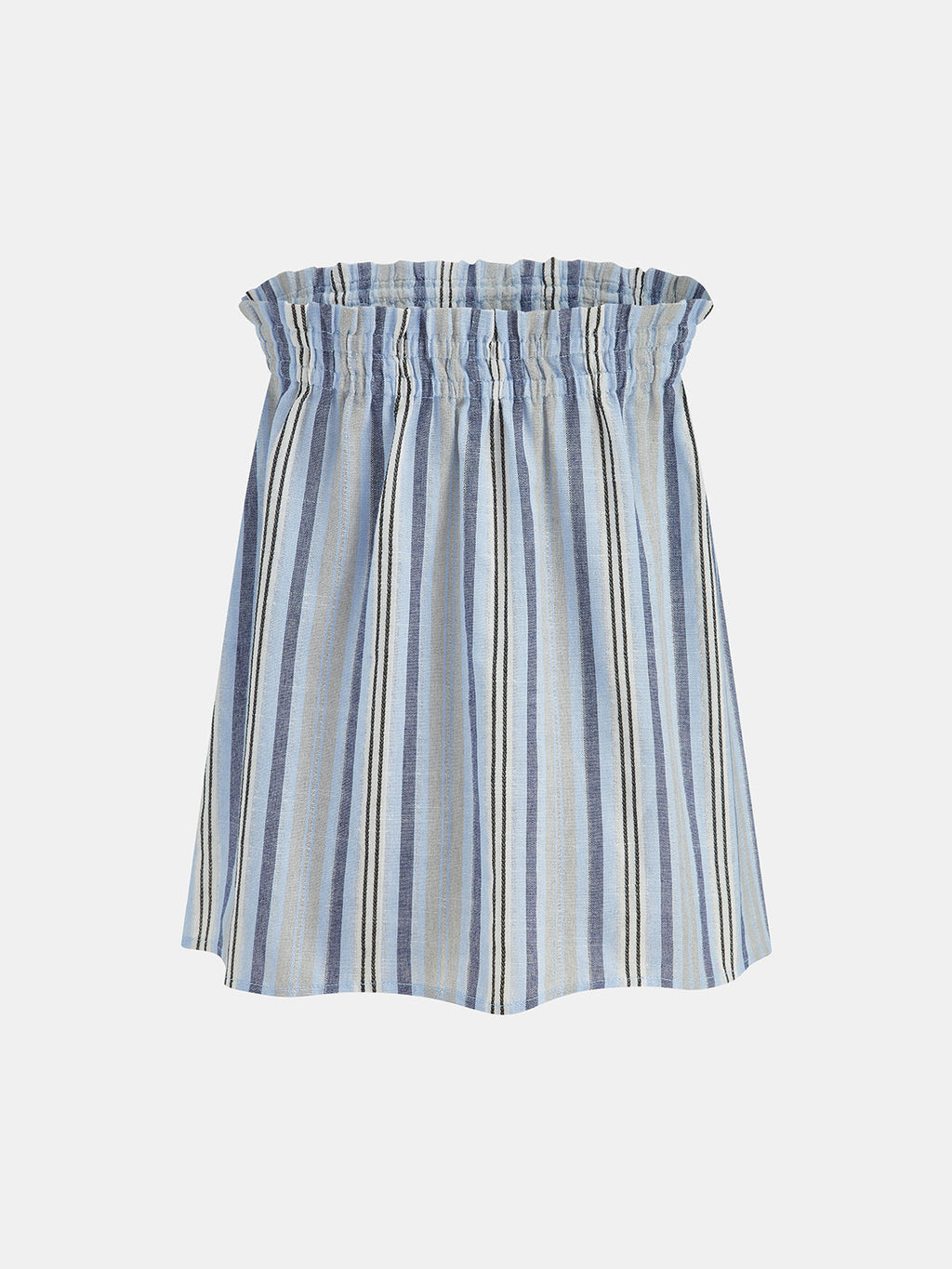 Conjunto de Top Tubo a Rayas y Pantalón con Cordón