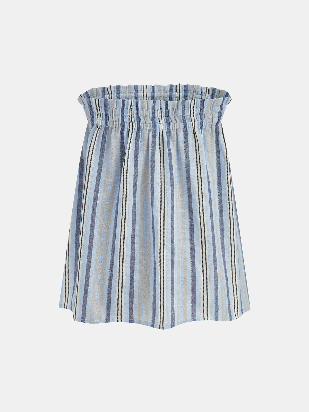 Conjunto de Top Tubo a Rayas y Pantalón con Cordón