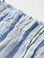 Conjunto de Top Tubo a Rayas y Pantalón con Cordón