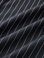 Pantalón de Raya Diplomática con Cinturilla de Contraste y Cordón