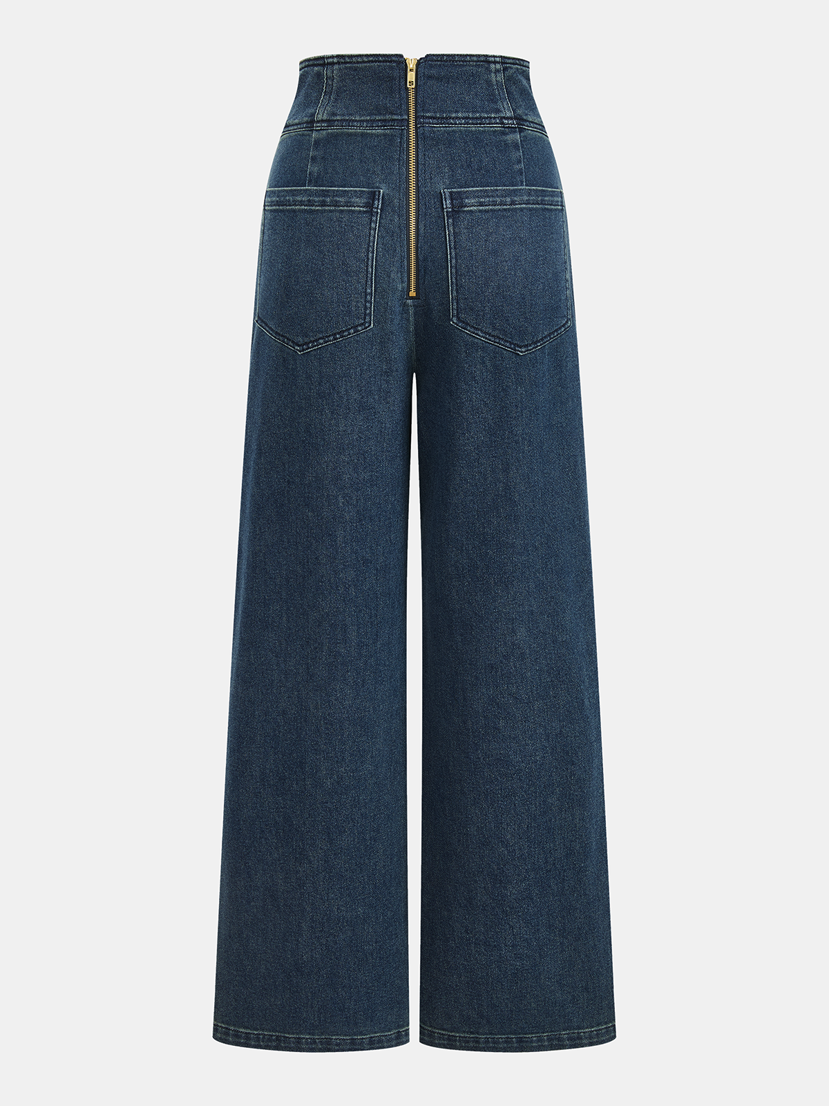 Jeans Anchos de Cintura Alta