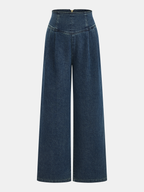 Jeans Anchos de Cintura Alta