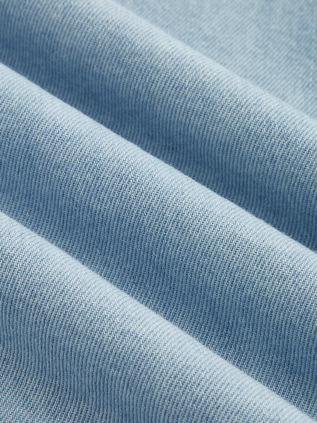 Conjunto de Top Corto de Denim Sin Mangas y Pantalón Plisado