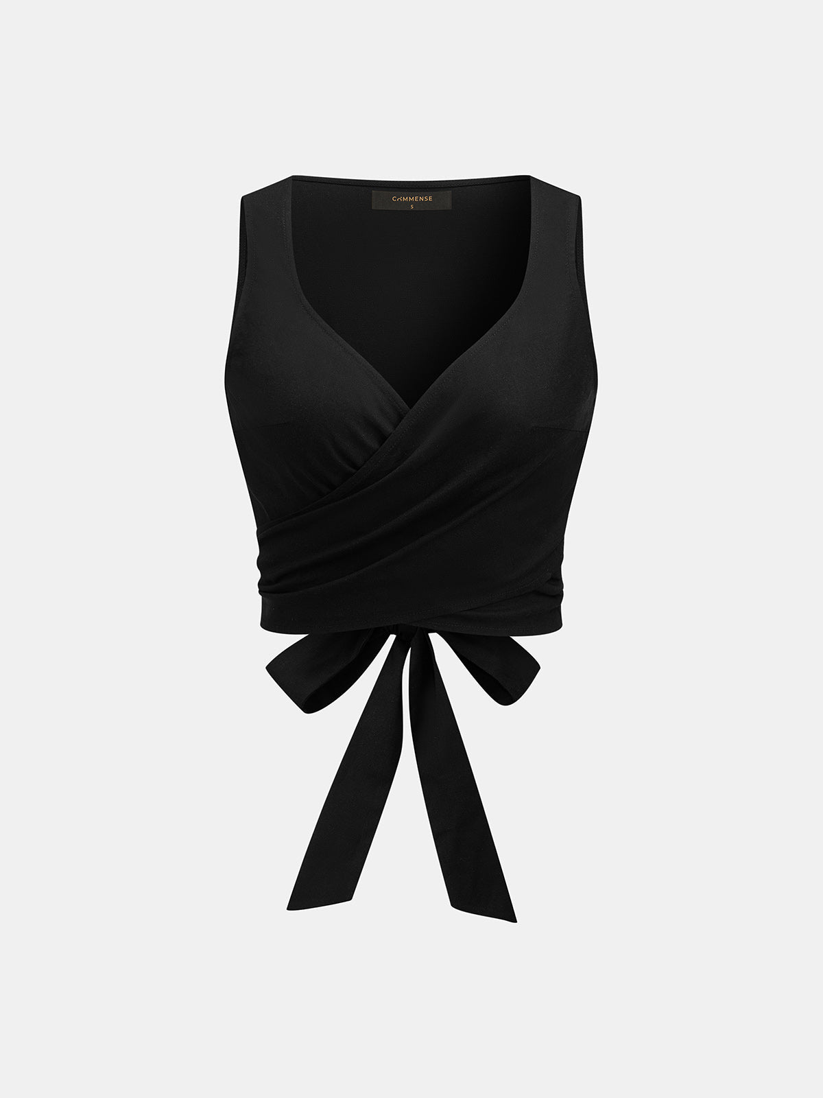 Conjunto de Top con Lazo Trasero y Pantalón Ancho de Lino