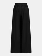 Conjunto de Top con Lazo Trasero y Pantalón Ancho de Lino