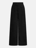 Conjunto de Top con Lazo Trasero y Pantalón Ancho de Lino