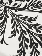 Baroque Print One-Piece Swimsuit & Sarong Set