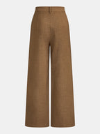 Conjunto de Chaleco Estructurado de Cuello Alto y Pantalón