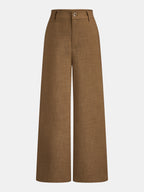 Conjunto de Chaleco Estructurado de Cuello Alto y Pantalón