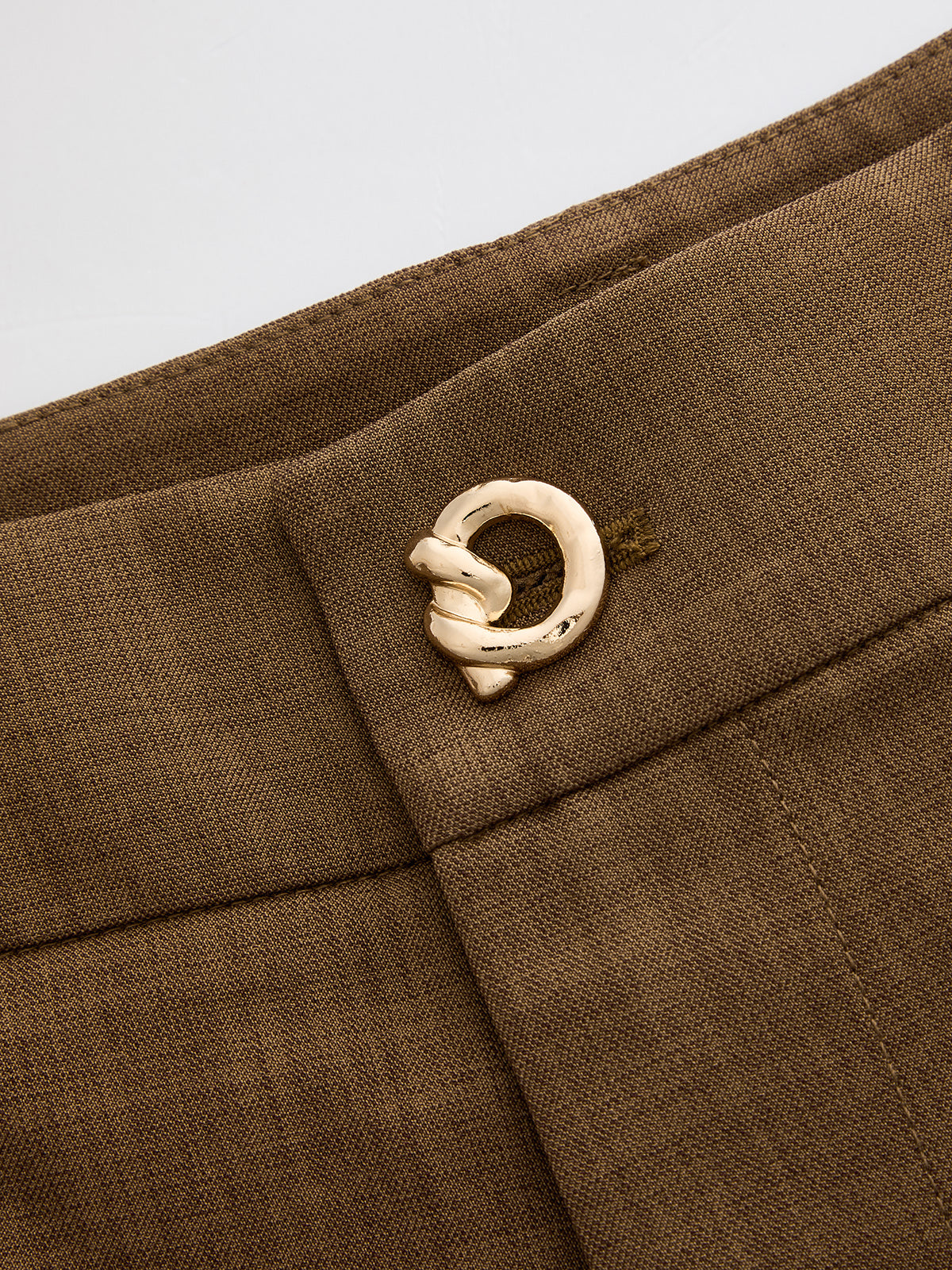 Conjunto de Chaleco Estructurado de Cuello Alto y Pantalón