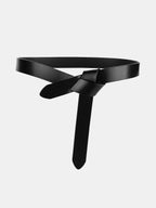 Knotted Leather Waist Belt