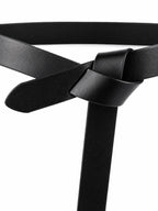 Knotted Leather Waist Belt