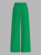 Conjunto de Top Halter a Rayas y Pantalón con Detalle Metálico