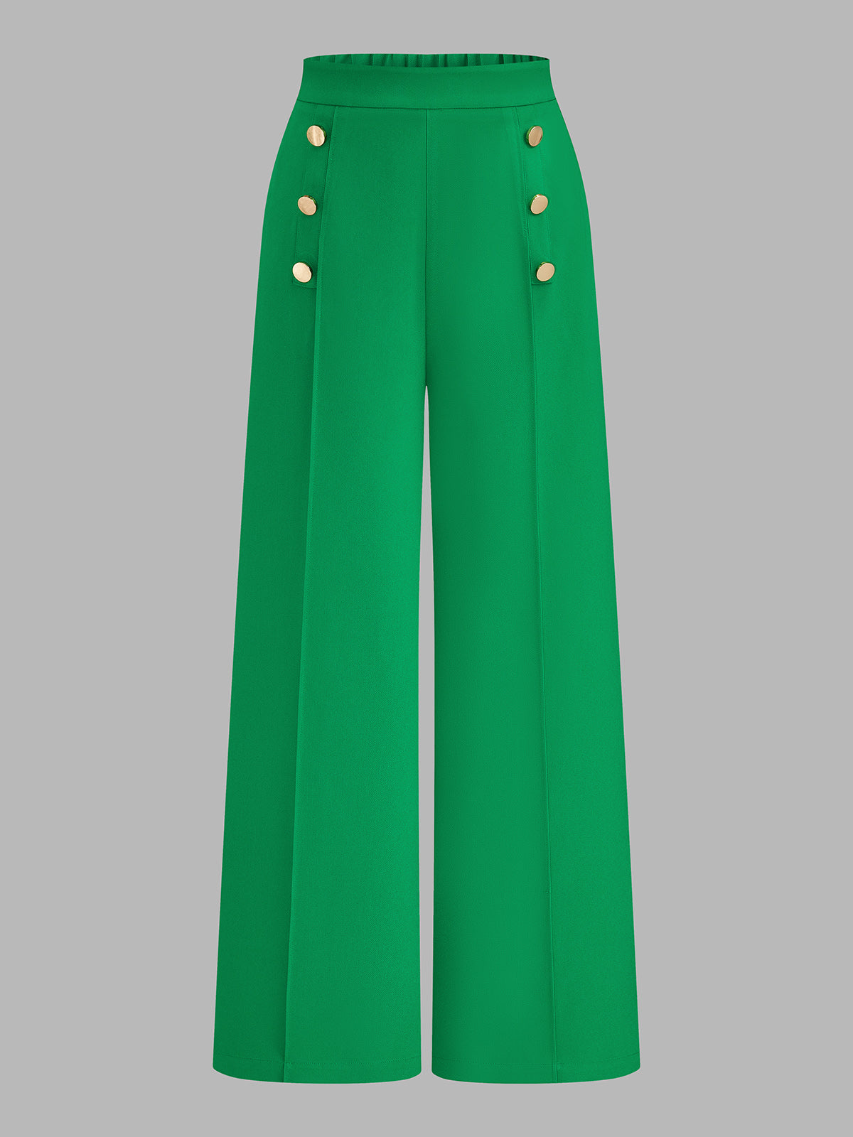 Conjunto de Top Halter a Rayas y Pantalón con Detalle Metálico