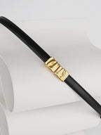 Sculpted Buckle Waist Belt