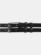 Double Buckle Leather Belt