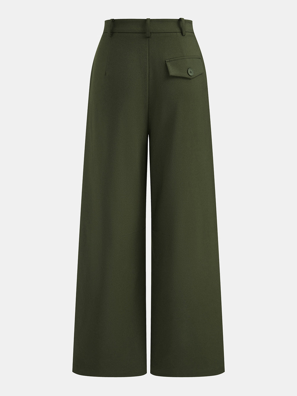 Pantalón Ancho con Cintura Cruzada