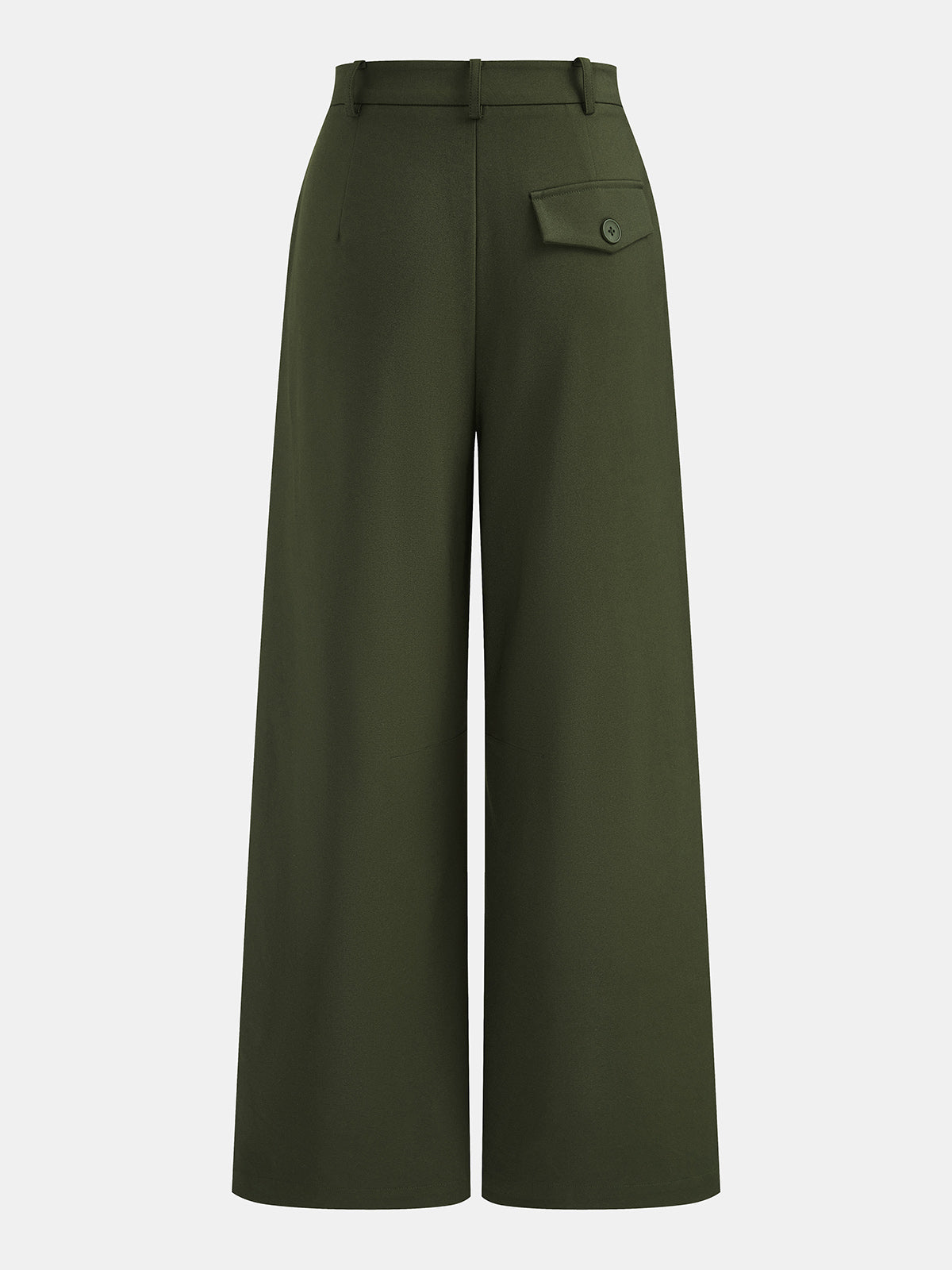 Pantalón Ancho con Cintura Cruzada
