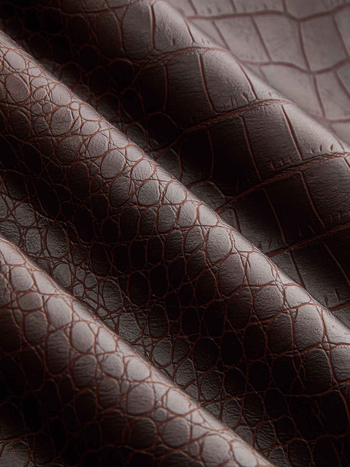 Minifalda de Piel Sintética Efecto Cocodrilo con Detalle Horsebit