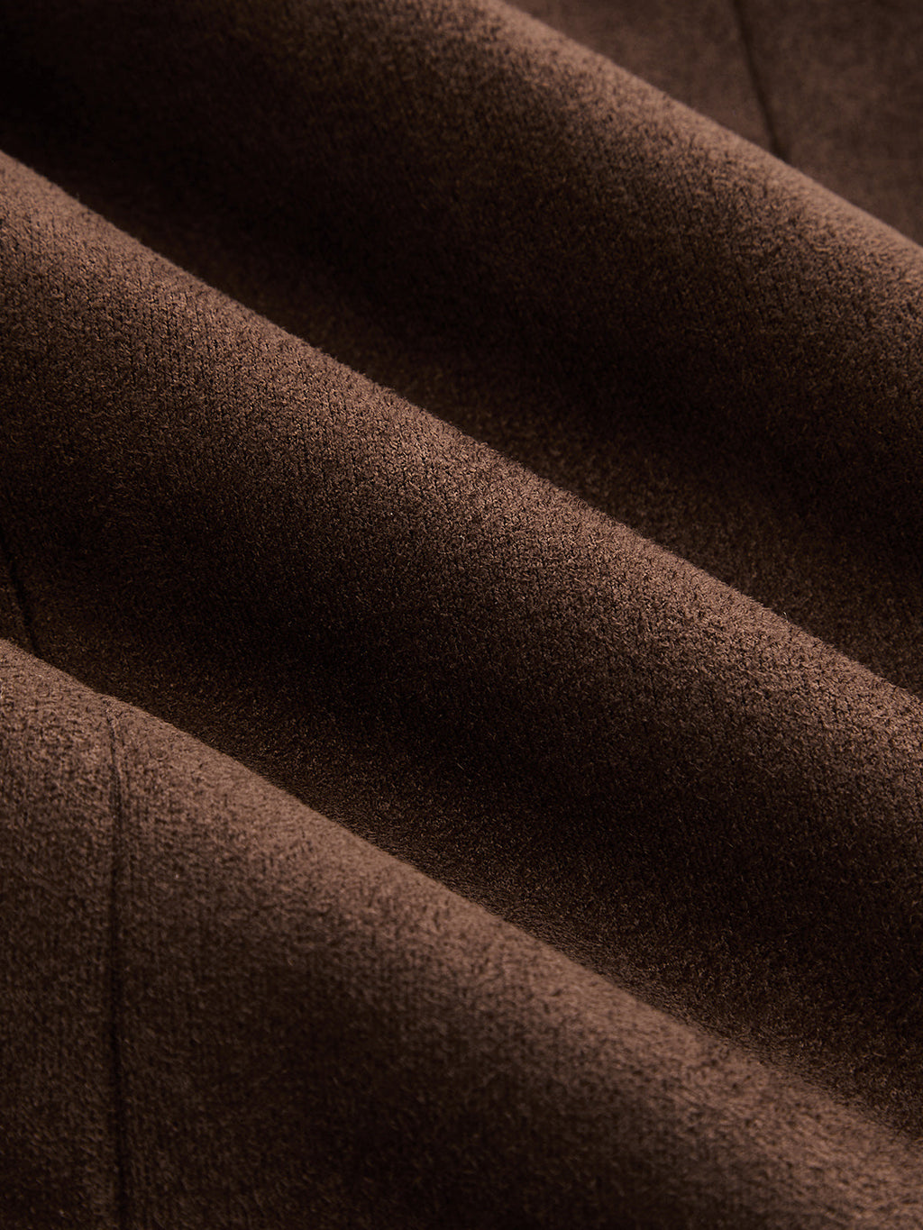 Suede Effect Stand Collar Belted Vest