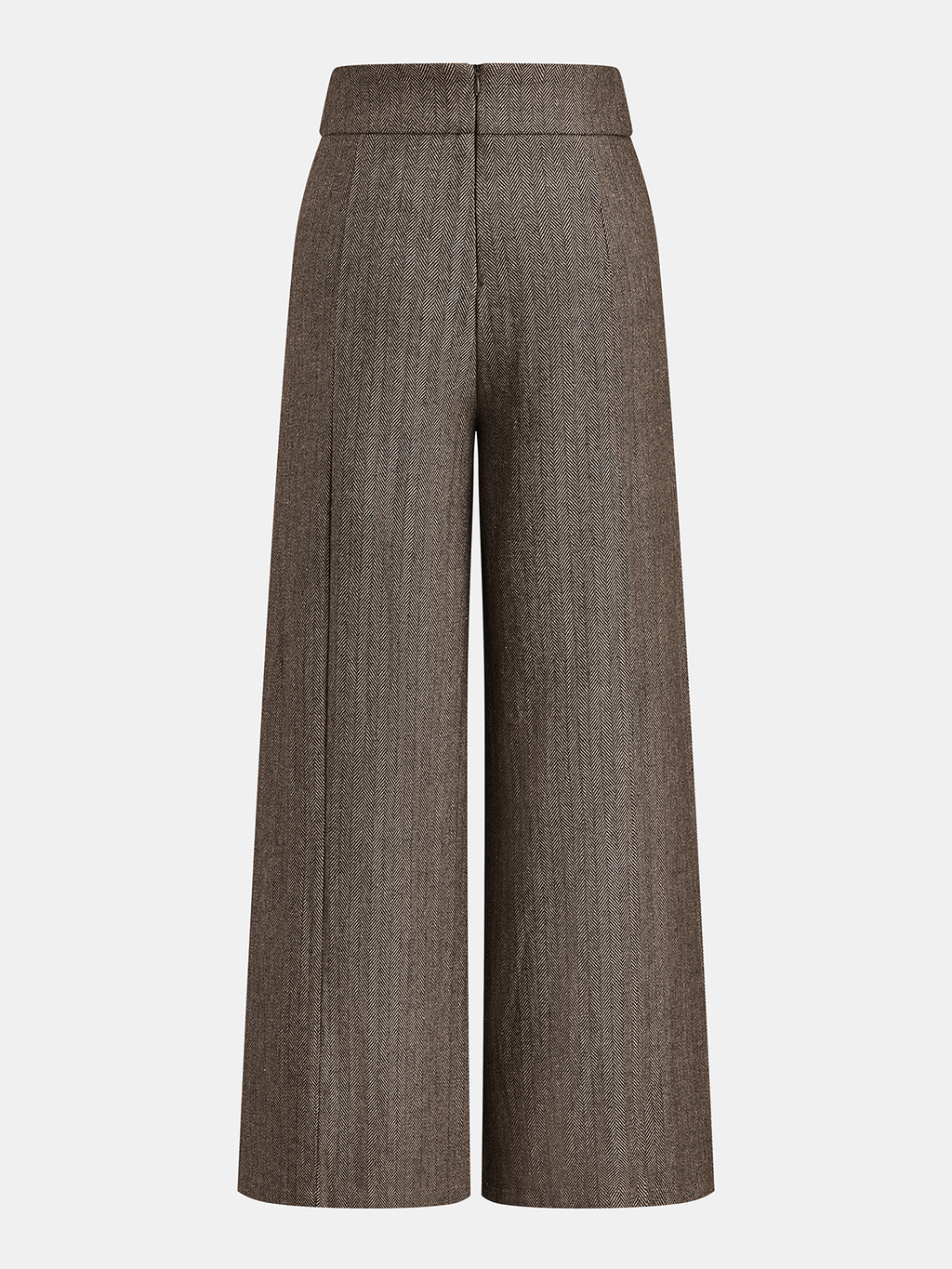 Pantalón Ancho de Espiga con Doble Hebilla