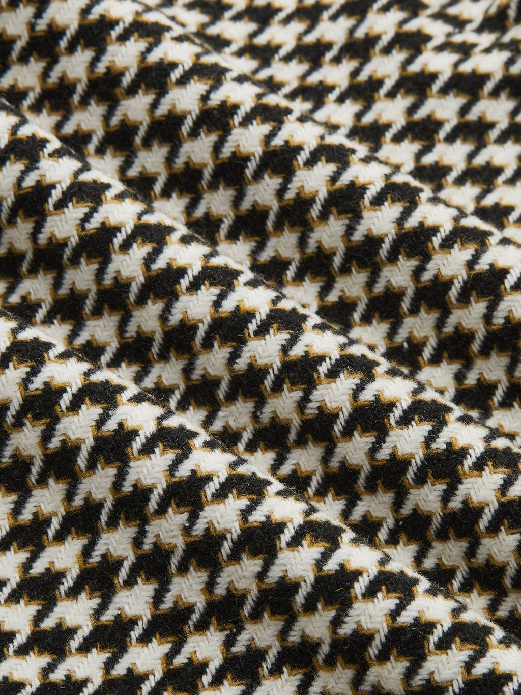 Houndstooth Belted Waist Shirt Jacket
