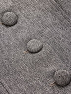 Tailored Button‑Front Collared Blazer