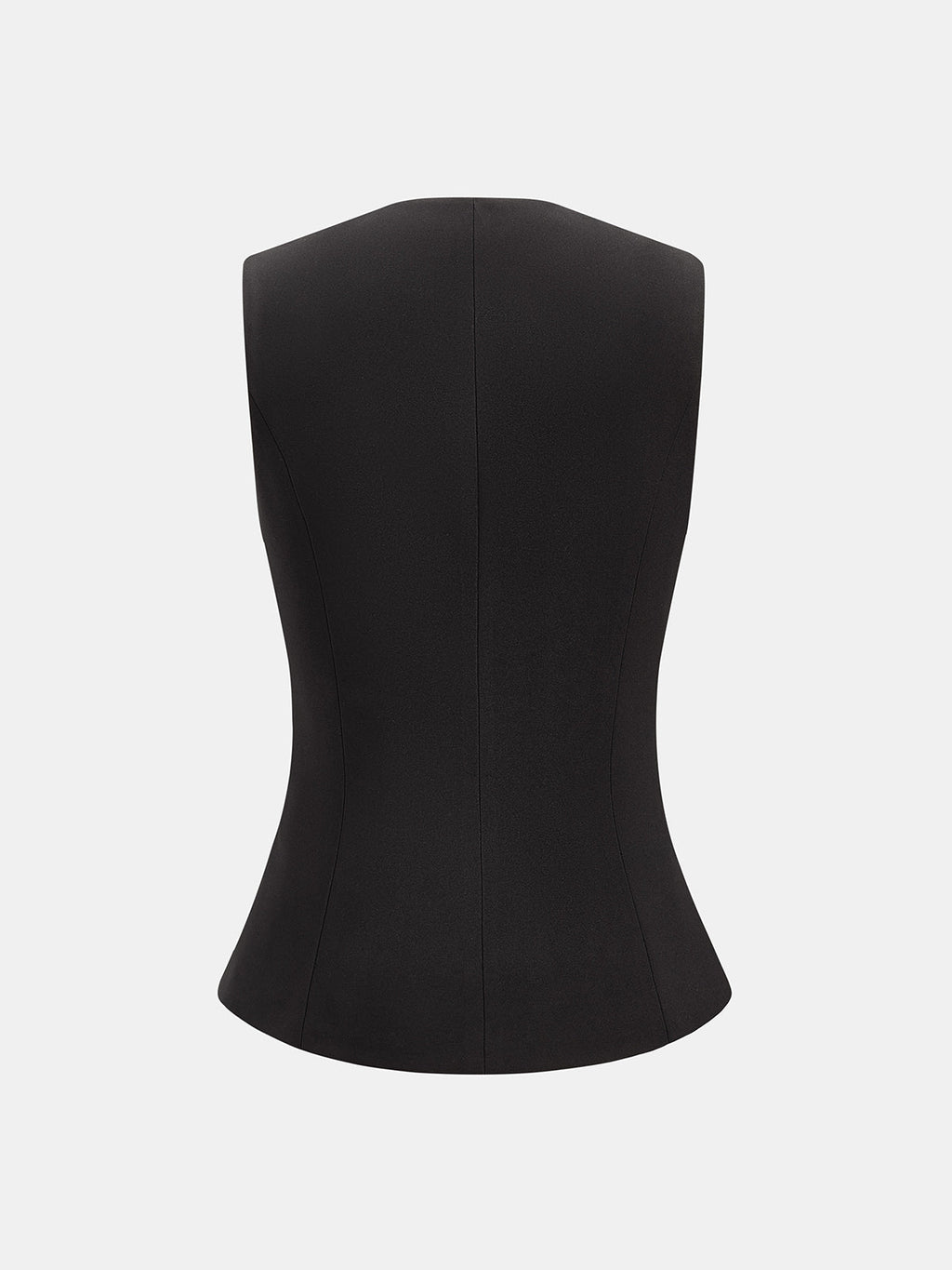 Horsebit Detail Tailored Vest